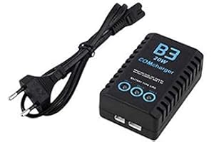 YUNIQUE GREEN-CLEAN-POWER Cargador Equilibrado B3 20W 1.6A - Compacto y Portátil, AC 100-240V 50/60Hz, Fácil de Conectar para Baterías 2S-3S LiPo, Ideal para IMAX