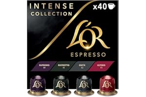 L'OR Espresso Intense Variety Box Coffee Pods x40 Nespresso®* Compatible