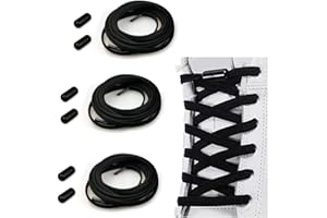 MXKOCO Elastische Schnürsenkel mit Metallkapsel | Universeller Schnürsenkel Ohne Binden Gummischnürsenkel Einstellbare /Gummi Schuhbänder mit Metallverschluss, No Tie Schnürsenkel Nie mehr Schuhe binden