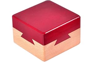AMASAWA Holzpuzzle,Hölzerne Geheime Öffnung Rätsel Box Geheimnisvolle Box Geschenk Box für Kinder und Erwachsene,Intelligenzspiel Lernspielzeug