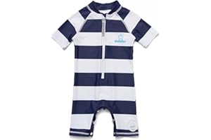 BONVERANO Traje baño bebé protección Solar UPF 50+ Cierre Cremallera