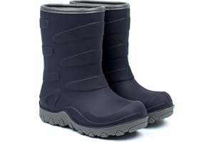 Mikk-line Thermostiefel | Winterstiefel Thermo Gummistiefel | Gefüttert | Wasserdicht | Warm Und Isolierend | Winddicht | Thermostiefel aus Naturgummi | Ultra Warm | Schneestiefel