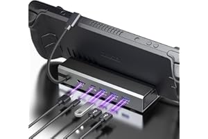 FIEHDUW 5-in-1 Steam Deck Dock - Your Ultimate Gaming Hub for Steam Deck, High-Performance Steam Deck Docking Station with 4K@60Hz HDMI, 100W Type-C PD Fast Charging and 3 USB 3.0 Ports