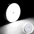 GIGAWATTS LED Light USB Charging Wireless SELF Adhesive Magnetic Body Induction LAMP Night Lights for Bedroom Cabinet Wardrobe Stairs (Pack of 1, Cool White)