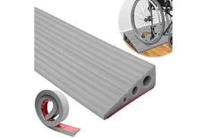 WUHMHM Door Threshold Ramp, 100 x 6.5 x 2.5 cm Door Threshold Ramps, Wheelchair Ramp Made of Solid Rubber, Door Threshold Ramp for Robot Vacuum Cleaner, Ramp Door Threshold for Wheelchair, Walkator