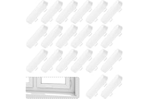 UTXN 20 Stück Ablauflochabdeckungen, Fensterlüftungsabdeckung, Fensterabflussabdeckungen, Fensterbankendkappen, Ersatzabflusskappen, Fensterbankabdeckung, Ablauflochabdeckungen (weiß)