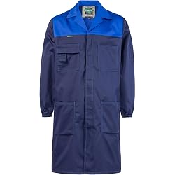 Blouse De Travail Homme/Femme - 65% Coton 35% Polyester - Poches Multiples - Bandes Réfléchissantes - Pour Labo, Atelier
