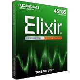 Elixir 14677 Nanoweb Medium 4 Telli Bas Gitar Teli (45-105)