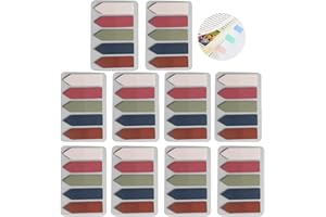 TingDongWei 1000 Piezas Marcapaginas Adhesivos, Índices Autoadhesivos de Colores, Notas Adhesivas Índices, Marcadores De Página, Notas Autoadhesivas, 45x12mm(Color B)