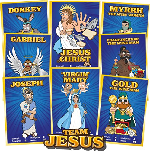 Santa VS Jesus - The Epic Christmas Party Card Game for Families,
Friends, Adults, Large Groups and board game enthusiasts.