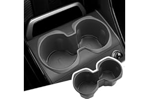 BIBIBO Porte-gobelet en silicone pour console centrale BMW X1 U11 iX1 / X2 U10 iX2 2 2023-2025, organiseur de console centrale, boîte de rangement, porte-gobelet