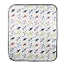 Cotton Waterproof Infant Diaper Changing Mat Washable Urine Mats Portable Baby Changing Pads Cover Burp Nursing Incontinence Pads -45*35CM