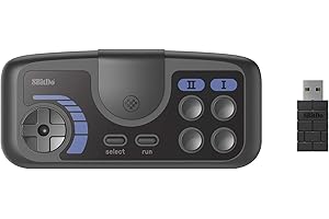 8Bitdo PCE Core Edition Gamepad 2.4G sans Fil pour PC Engine Mini, CoreGrafx Mini, Turbografx-16 Mini & Nintendo Switch [Importación francesa]