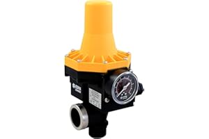 ESPA Leader KIT L Grupo de Presión Electrónico para Bombas de Agua de Uso Doméstico, Incluye Pulsador de Rearme Automático, Válvula de Retención, Protección de Funcionamiento en Seco y Enchufe