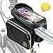 Produktbild Fahrrad Rahmentasche wasserdicht Fahrrad Handytasche mit sensitive Touch Screen und Kopfhörerloch, Geeignet für iponeX / iPhone 7s Plus / 6s Plus / Samsung S7 und andere Smartphones bis zu 6 Zoll
