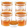 INSPIRE FOOD Mango Popping Boba für Bubble Tea - Schachtel mit 4 Bechern à 3,2 kg - 100% vegetarisch, glutenfrei, ohne künstl