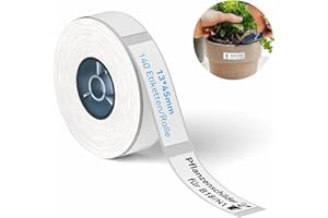 ‎NIIMBOT NIIMBOT Etiketten zur Kennzeichnung von Pflanzen im Freien, pflanzen schilder, 13 x 45 mm, Weiß