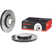 Disques De Frein Avant Brembo - Jeu De 2 Avec Revêtement Anti-corrosion UV - Pour Plusieurs Modèles - Référence 09.B343.41