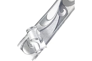 no-branded D-Simplemuji PVC Self Adhesive Silver Grey Wave Wallpaper Border Wall Decal Sticker Bathroom Kitchen Ceiling Backsplash Tiles Border,Waterproof Removable 10cm by 10meters