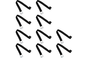 10 Stück Spanngurte Kurz mit Klemmschloss Spanngurt - Zurrgurte Zurrgurt Befestigungsriemen zur Befestigung Schnellspannung f