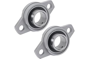 NAKUPENDA 2 Stück Stehlager Gehäuselager Flanschlager Rhombische Flanschlager Selbstausrichtend Stehlager Kugellager Lagerblock Flanschlager Kugellager Lagerblock (30mm Innendurchmesser)