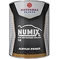 Numix 1K Acrylic Primer, Grey (1 L) Superior Adhesion and Grip for Topcoat Specially Designed for Automotive by National Paints