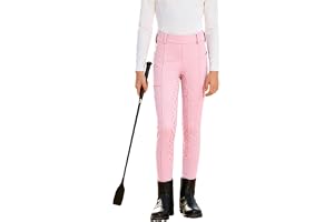 Miaeowve Flickor ridbyxor leggings barn lång hästträning tights avslappnad trailridning träning träning ridunderdelar