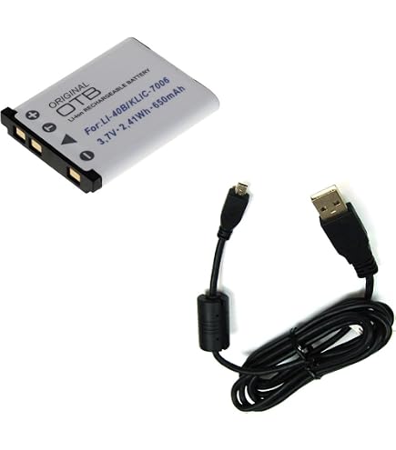 Kabelschutz Ladekabel Datenkabel USB Für Casio Exilim EX-ZS5 USB Kabel DataCable 1m Rundkabel USB 2.0