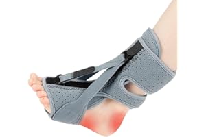 TOFBS Tutore Ortopedico Caviglia Regolabile Supporto Piede Cadente Traspirante Stecca Notturna Stabilizzatore Articolazione Riabilitazione Distorsione