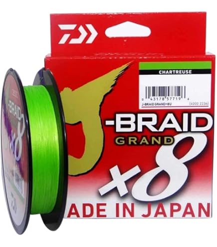 Tresse Daiwa J Braid Expedition X8 300m 15lb - Orange Fluo - 0,16mm
