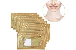 10X Neck Pad, 10X Neck Pad, Les Rides Du Décolleté Anti-Rides Pour Un Cou Sans Rides Et Plus Ferme Masque Éclaircissant Et Hydratant For Pour Les Muscles Du Cou Fatigués