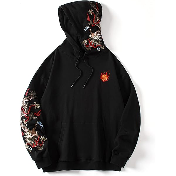 Crow Print Hoodie Cool Hoodies Men Men's Casual Pullover - Temu Canada