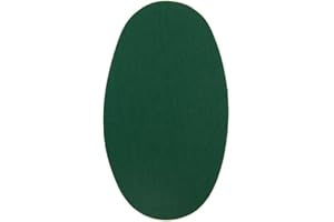 HABERDASHERY ONLINE 6 rodilleras color Verde Jade termoadhesivas de plancha. Coderas para proteger tu ropa y reparación de pantalones, chaquetas, jerseys, camisas. 16 x 10 cm. RP35