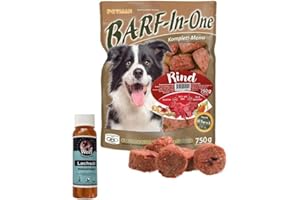 Petman Barf in One Beef 7 x 750 g + White Premium Salmon Oil 100 ml