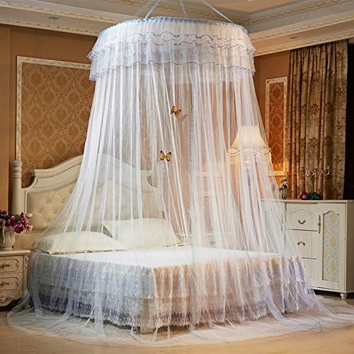 Princess Dream Mosquito Net, Largest Netting Curtains, Includes Hanging Kit, Carry Bag, Fits All Beds Up To King Size (White)