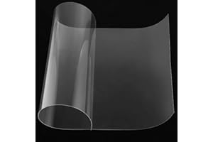 LEMECIMA 4 mil 12inchs x 40ft Rolls Transparency Blank Template Material Acetate,Clear Sheet Mylar Stencils for Cutting Paper