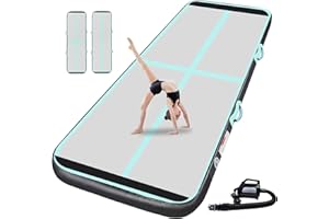 airtrack gymnastique10cm / 20cm Haut Tapis d'Entraînement 3M/4M/5M/6M/7M/8M/9M/10M /11M/12M Tapis de Gym Gonflable Piste Gonflable Gymnastique Tumbling Gymnastique avec Pomp a air