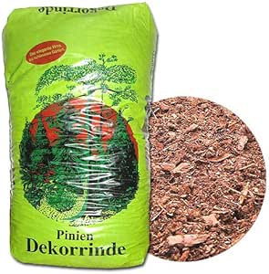 MGS SHOP Pinienrinde Qualitätsware Mulch Rindenmulch aus Pinie Menge