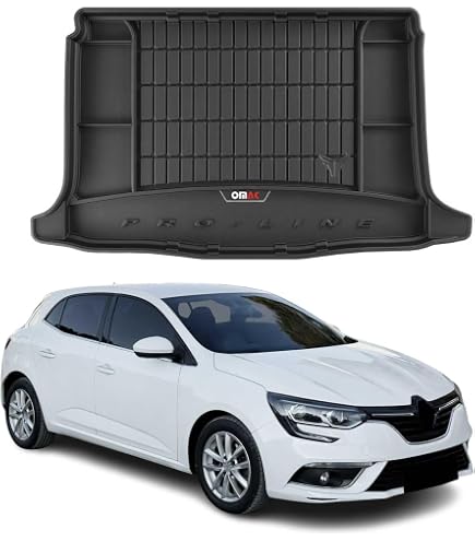 Tapis Coffre Renault Tapis Coffre FROGUM DryZone Renault Megane III Grandtour - TPE - Bord Haut 3,5cm Tapis TPE Antidérapant