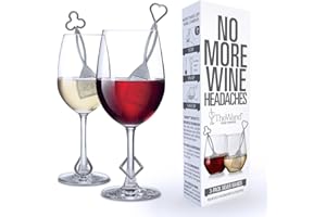 PUREWINE TO YOUR HEALTH The Wand, Weinfilter, der Histamine, Sulfite und Konservierungsstoffe entfernt; genießen Sie den Wein, ersparen Sie sich die Nebenwirkungen 3 mehrfarbig