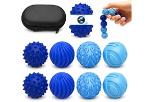 8 stycken magnetiska fidgetbollar, magnetkulor stressboll silikon