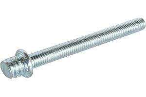 SOMATHERM FOR YOU, Patte à vis à métaux 7/150 - Acier nickelé - Longueur 70 mm - Boîte de 100 pièces - Épaulement pour un serrage optimal - Idéale pour colliers de fixation