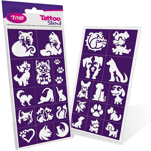 97 Coole Tattoo-Schablonen Zum Selbstgestalten – Wasserfest, Wiederverwendbar, Für Party, Cosplay & Schule