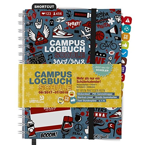 Preisvergleich Produktbild CampusLogbuch SCHULE 2017 / 18: Mehr als nur ein Schülerkalender