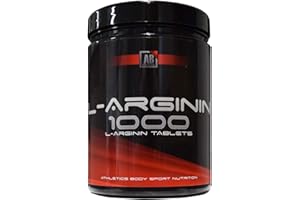 ATHLETICS BODY L Arginin 6000 - pro Portion 6000mg Arginin - pro Tablette 1000mg Arginin - 500 Tabletten - Premium Grade -