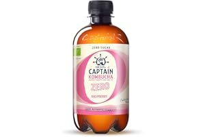 CAPTAIN KOMBUCHA Kombucha zero frambuesa Bio 400 ml