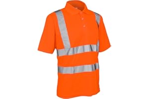 CONSORTE Warnshirt Warnschutz Polo-Shirt T-Shirt Hi-Viz Kurzarm gelb orange (Polo)