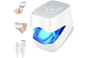 TZEKING Dispositivo de Tratamiento de Hongos en las Uñas,Dispositivo de Láser de Hongos Uñas con VisualizacióN de la Hora,Hongos de UñAs de los Pies Limpieza y ReparacióN de UñAs