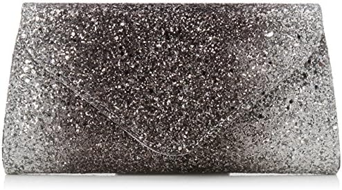 Coast Bags Womens Myra Clutch Silver (Silver)