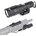 TREYTECH KL-57 (BATTERIES INCLUDED) Rifle Weapon Light with Remote Pressure Switch, Tactical Picatinny Flashlight Assembly